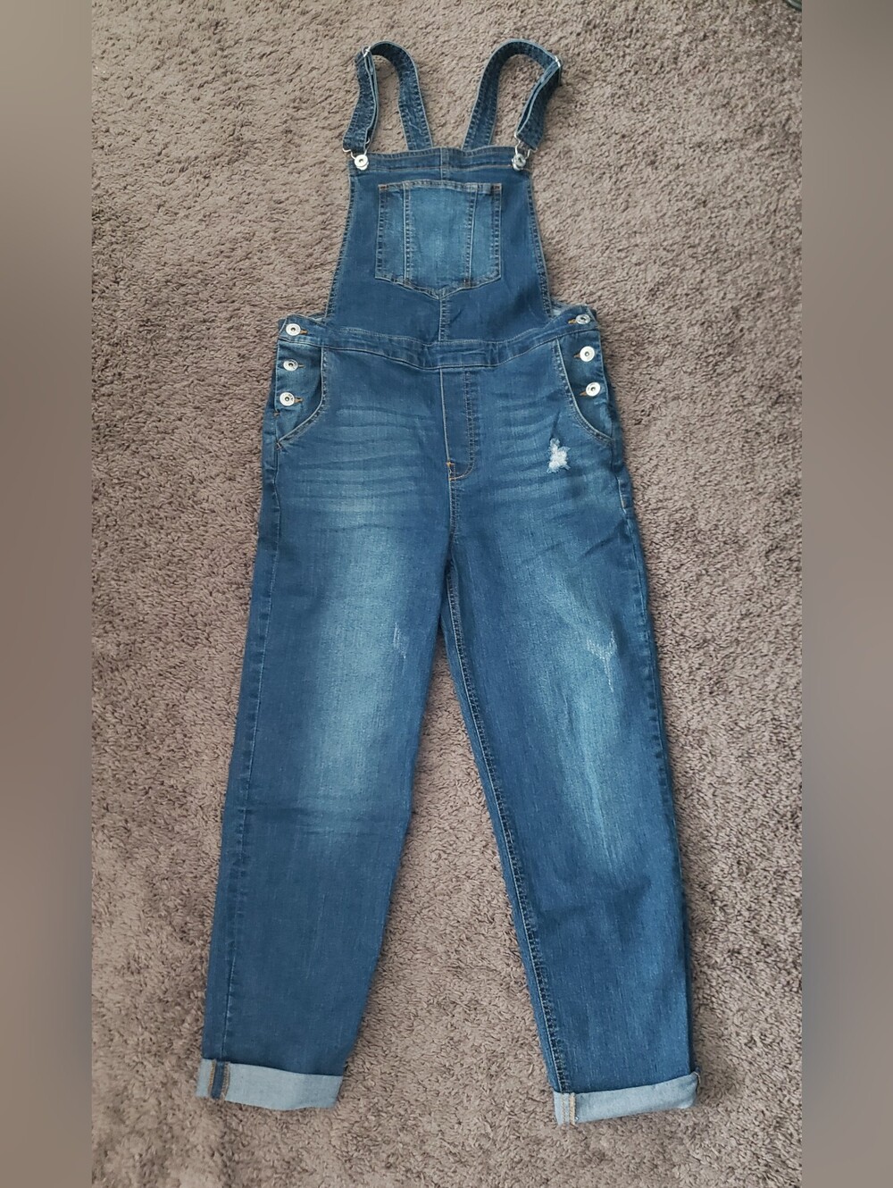 Denim Blue Women's Jean Overalls - Classic Casual